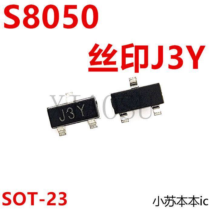 [3 CÁI] In màn hình lụa S8050 chính hãng hoàn toàn mới J3Y S8050 SOT-23 Chip có sẵn One Shot