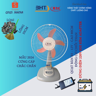 Quạt bàn b3 dùng bình 12v - ko kèm bình