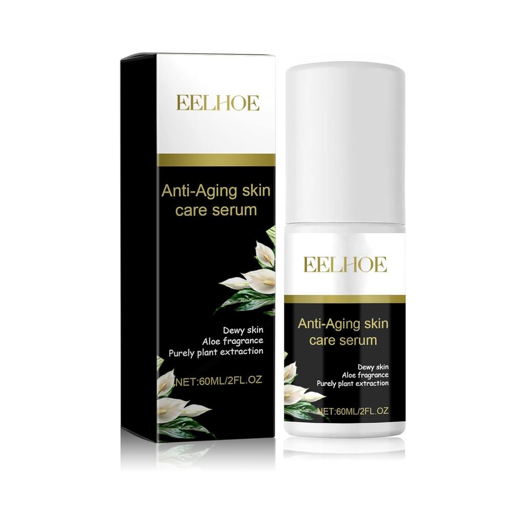Serum chăm sóc da chống lão hóa với axit Hyaluronic và chiết xuất lô hội, Serum giảm nếp nhăn để săn
