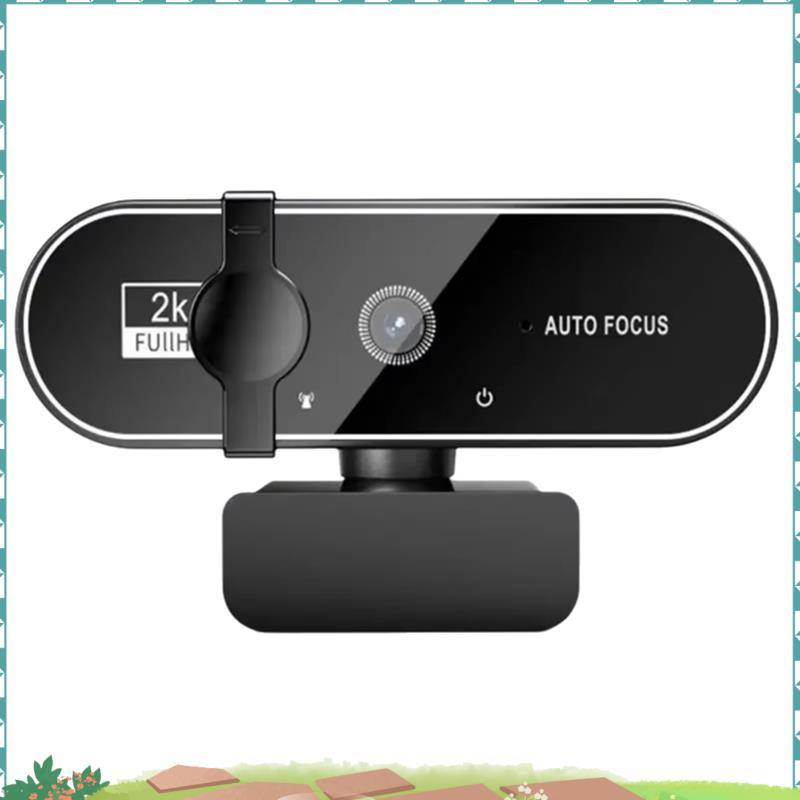 Webcam Video Camera Video Camera 2K Tự Động Lấy Nét Phát Trực Tuyến Web Cam Full HD Webcam Cho PC Má