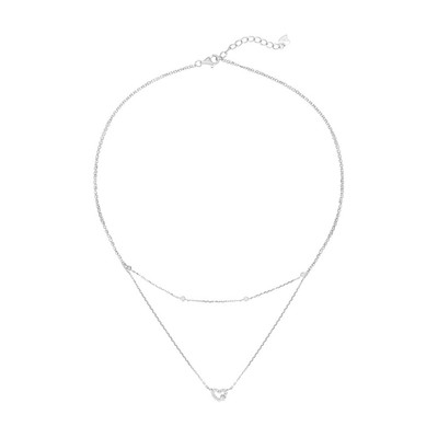 Dây cổ Bạc đính đá PNJSilver XMXMW060310