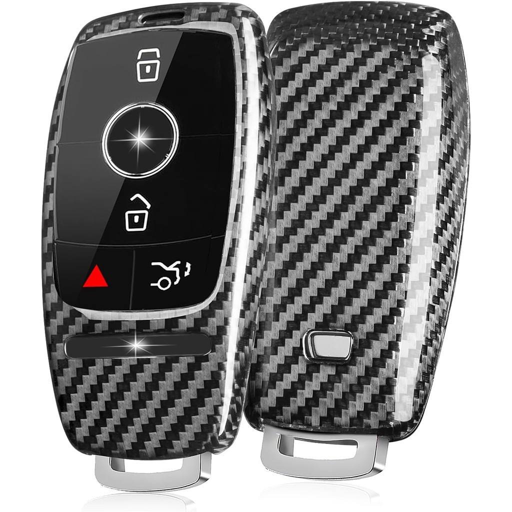 Vỏ bọc chìa khóa sợi carbon thủy tinh thật T-carbon Tương thích với Mercedes Benz, Bảo vệ chìa khóa 