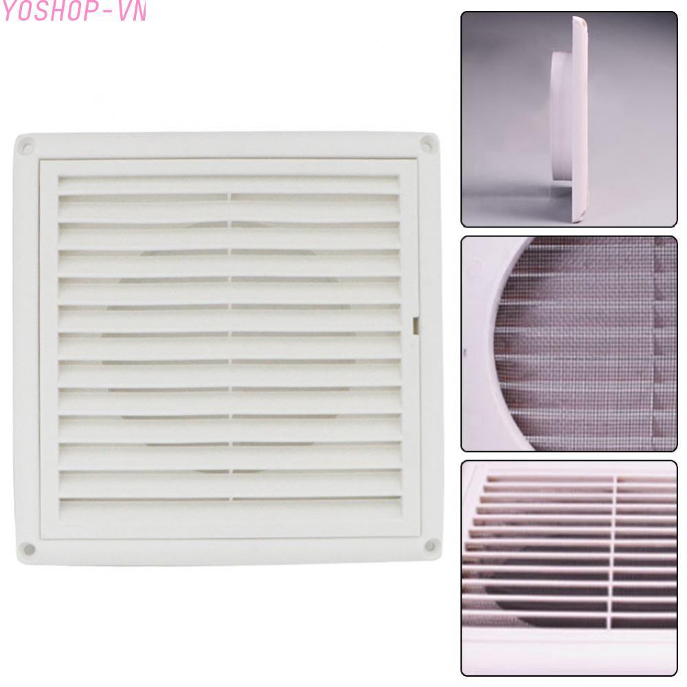 [Ysp]Premium Louvered Exhaust Hood Grille Vent with Insect Mesh for Outlet Protection