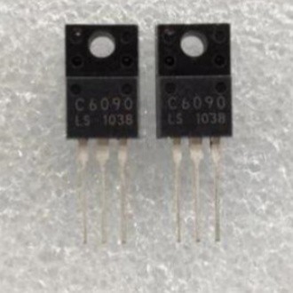 5 CHIẾC 2SC6090 TO-220F C6090 2SC6090LS TO220F NPN Power Transistor Color TV Đầu ra lệch hướng ngang