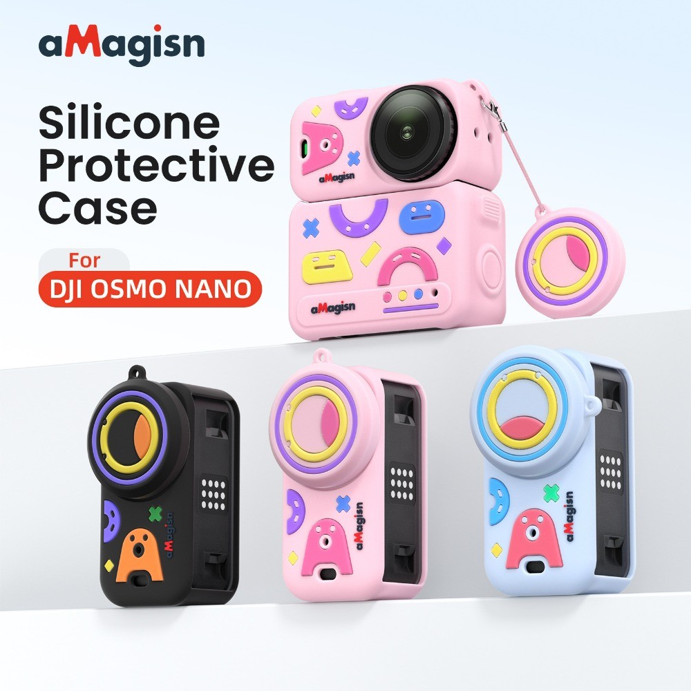 Dành Cho DJI OSMO NANO Silicone Bảo Vệ Dành Cho DJI OSMO NANO Camera Thể Thao Thân Phụ Kiện Bảo Vệ