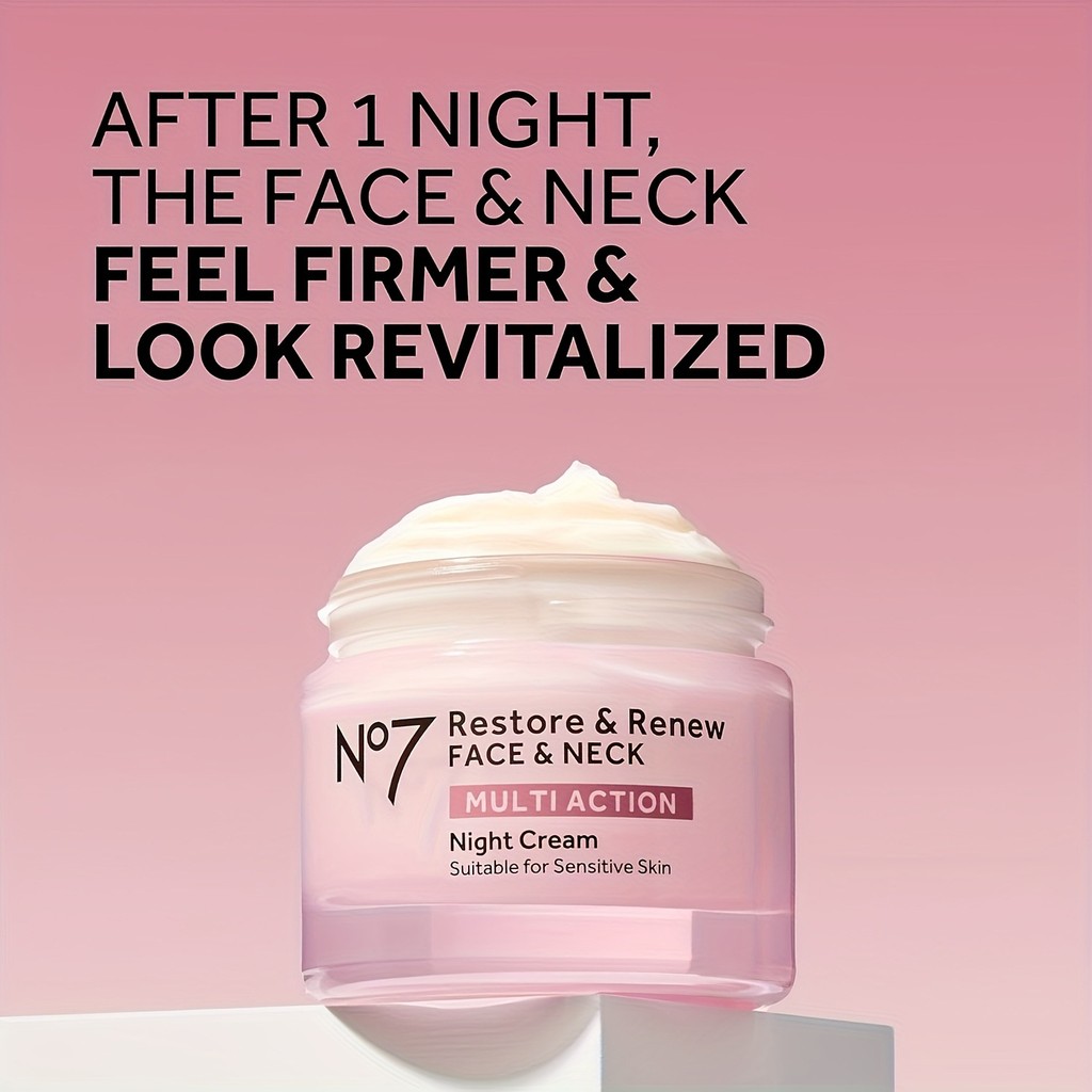 ❈ ❈ ❈ ❈ No7 Restore & RenewMulti ActionFace & Kem cổ ❈ ❈0414226