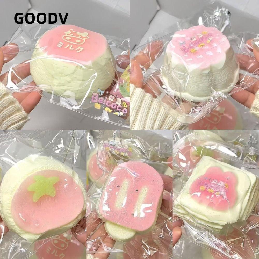 GOODV Squishy Cake Doughnut, Squishes Fidget Đồ chơi mềm mại Squishy tăng chậm, Quà tặng Squishy Giả