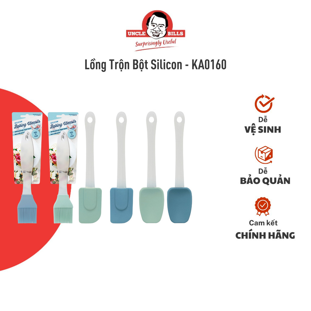 Cây trộn bột silicon UNCLE BILLS KA0160 25cm