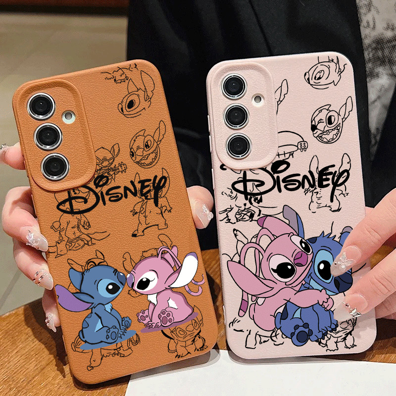 Ốp lưng Stitch Love Angel dễ thương cho Iphone 17 Pro Max 17 Air 16e 16 Pro Max 15 14 13 12 Pro Max 