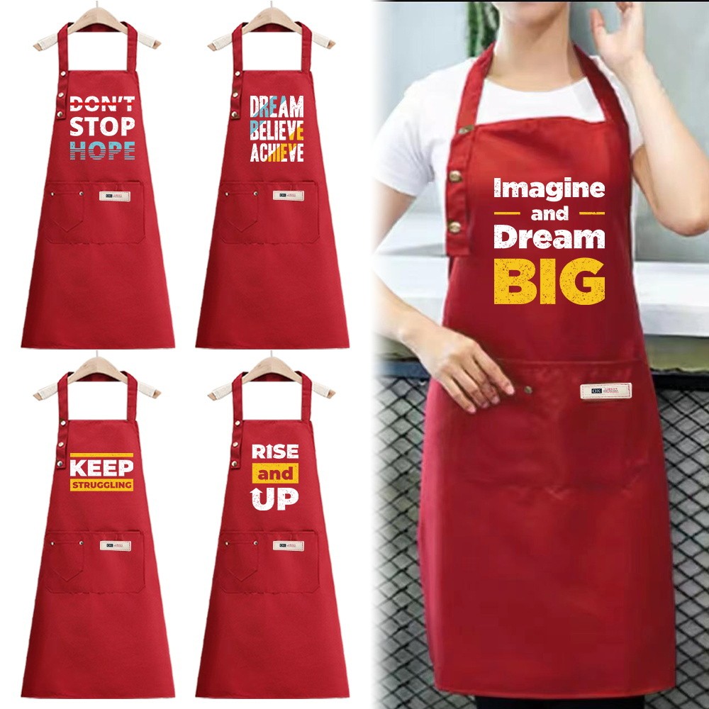 Kitchen  Polyester material Polyester material Standard style Gardening front pocket  phrase Print 
