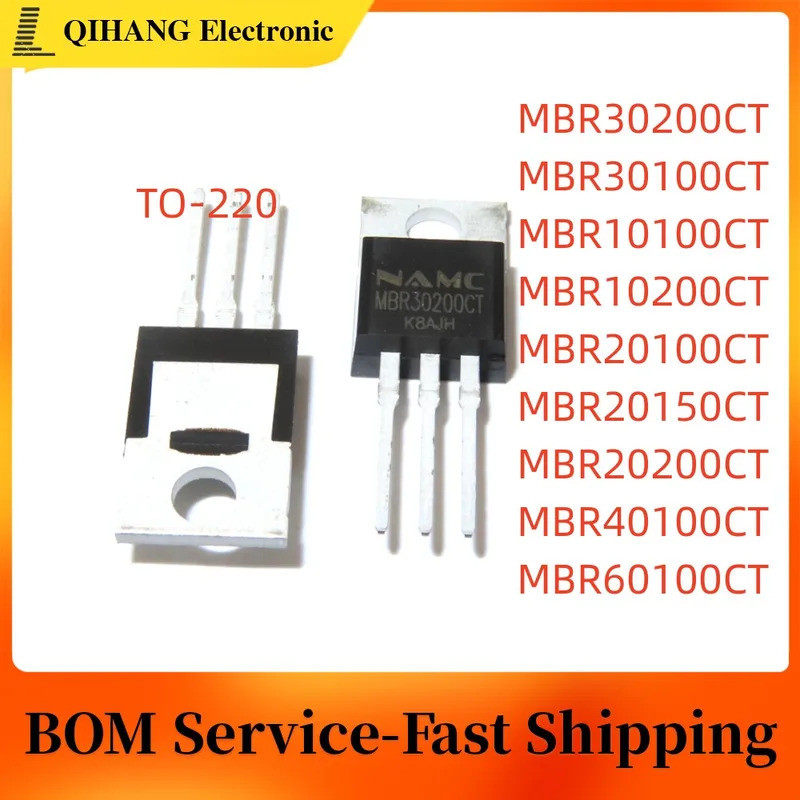 5 Chiếc MBR30200CT MBR30100CT MBR10100CT MBR10200CT MBR20100CT MBR20150CT MBR20200CT MBR40100CT MBR6