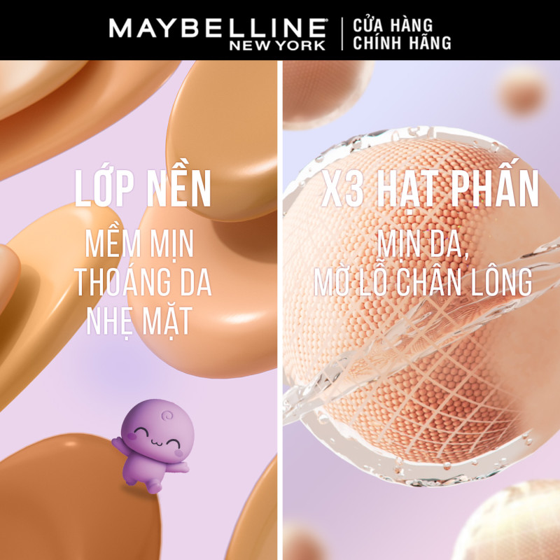 Phấn nước Superstay 24H Baby Matte Cushion Maybelline New York [MỚI] | BigBuy360 - bigbuy360.vn