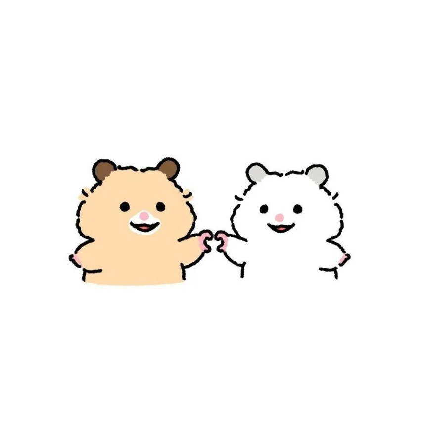 Móc khoá "  chuột Couple Cham Cham "