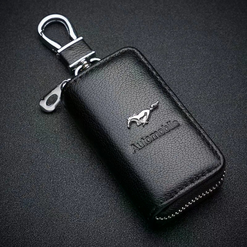 Túi đựng chìa khóa Logo ô tô Ford Mustang Hộp đựng chìa khóa đa chức năng cho Ford Mustang