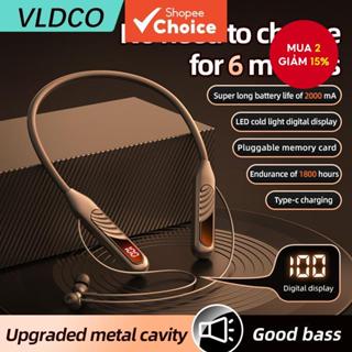 [Tuổi thọ pin dài 1800 giờ] Tai nghe không dây TWS Tai nghe treo cổ không dây âm thanh nổi có mic Tai nghe chơi game âm trầm sâu khử tiếng ồn Type-c