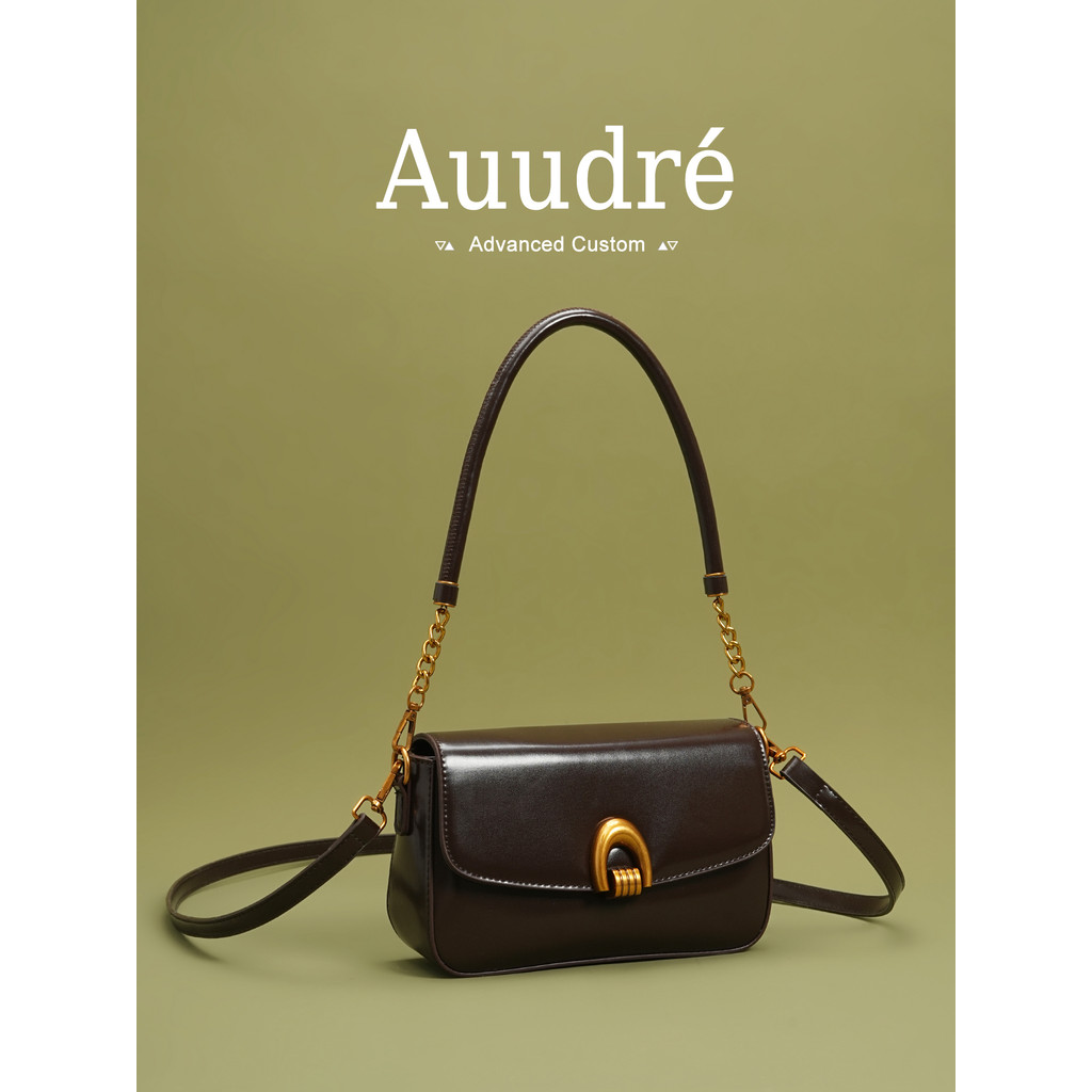 Auudre Retro Niche Túi đeo nách một vai Túi xách nữ đi lại