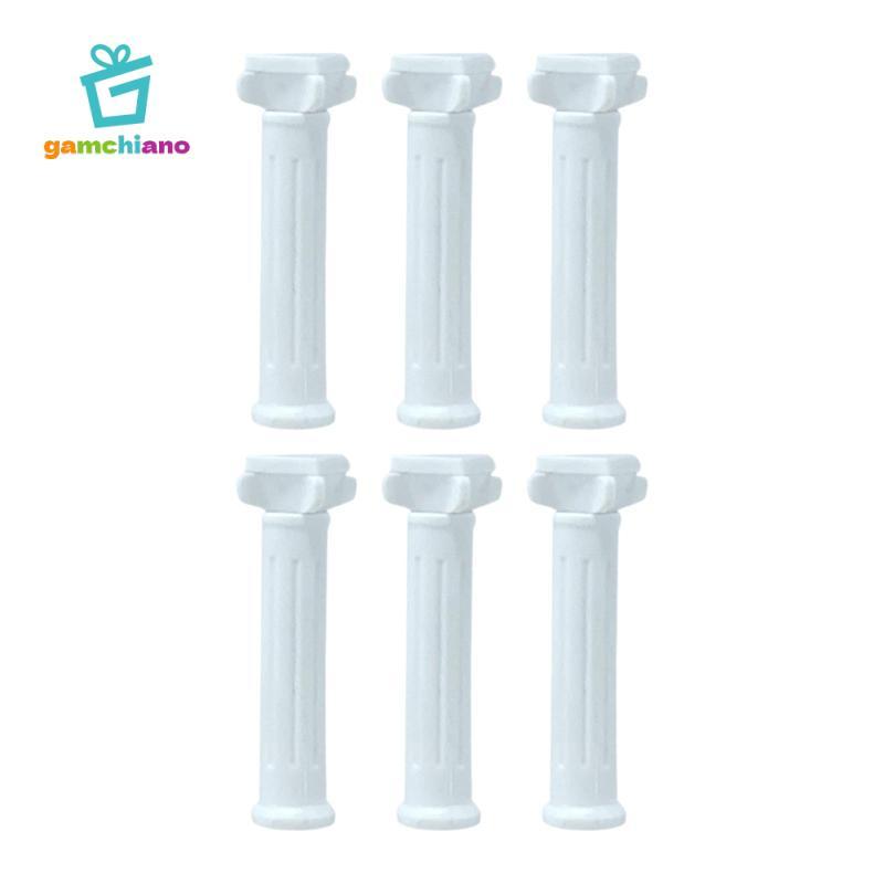 Gamchiano 6 Miếng Mini La Mã Trụ Cột Cổ Điển Hy Lạp Tượng Điêu Khắc Kiến Trúc