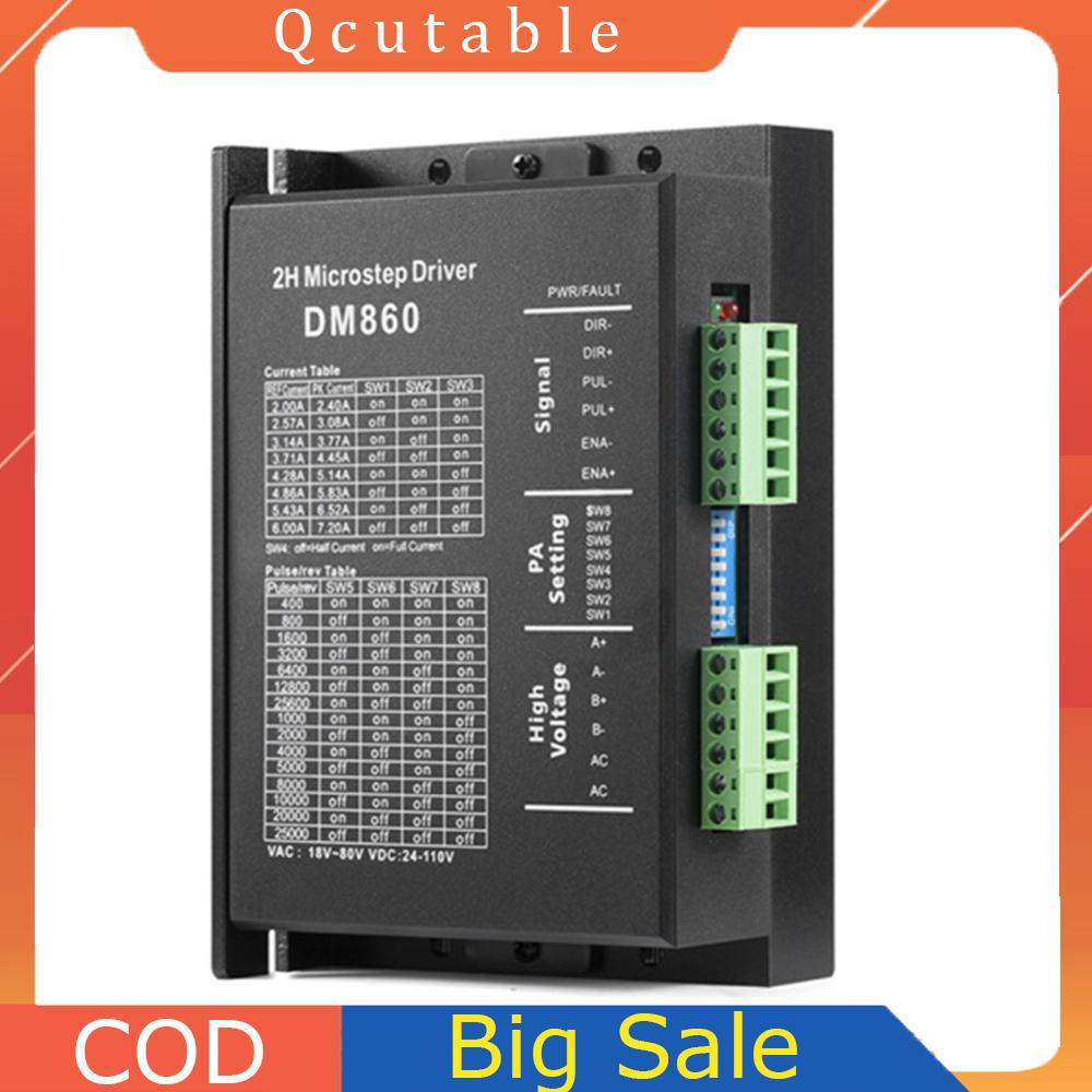 DM860H DM860 Ổ đĩa động cơ bước 0-200khz 2 pha Microstep Drive AC18-80V Hoặc DC 24-110V Phù hợp cho 
