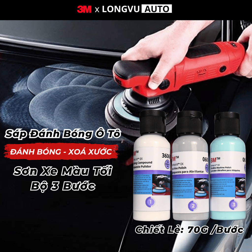 Kem đánh bóng xoá xước sơn xe 3M Sáp đánh bóng gỗ, Epoxy resin