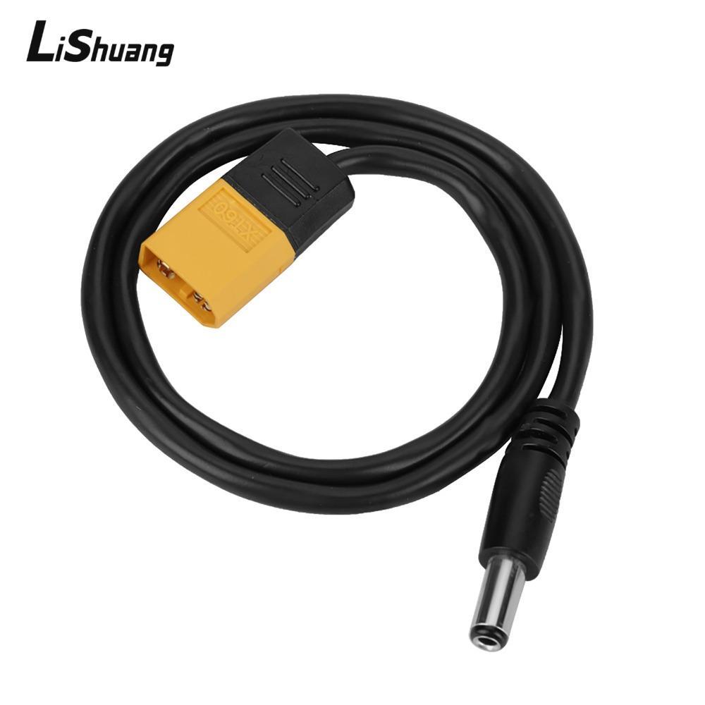 Cáp đạn nam LISHUANG XT60, Cáp chuyển đổi nam sang nam DC 5.5 x 2.5mm Cáp XT60 sang DC5525, Chiều dà