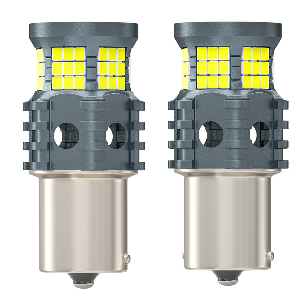 Phong Cách Mới Giải Mã canbus Chống Nháy BA15S 1156 T20 7440 60LED Đèn Đảo Chiều Tín Hiệu JYSC