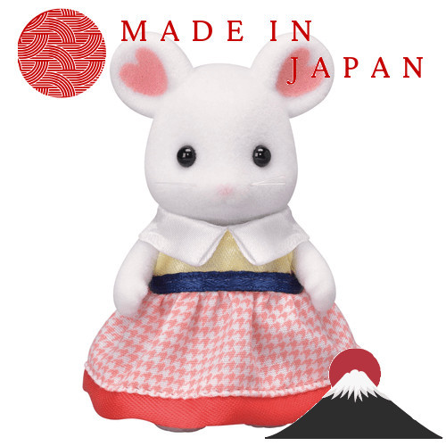 Gia đình Sylvanian Búp bê 【Cô gái chuột marshmallow】 Ne-106 Chứng nhận ST Dành cho trẻ từ 3 tuổi Đồ 