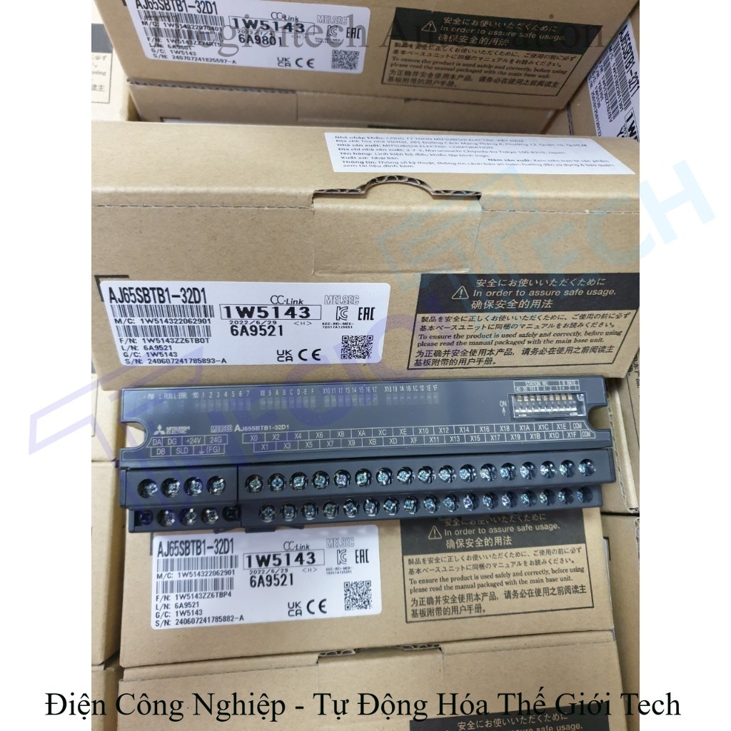 Module I/O AJ65SBTB1-32D1 input CC-Link Mitsubishi New