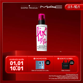  Xịt khóa makeup MAC Fix+ Stay Over Setting Spray 100ml không cồn giúp cấp ẩm  khóa và cố định makeup suốt 16H 
