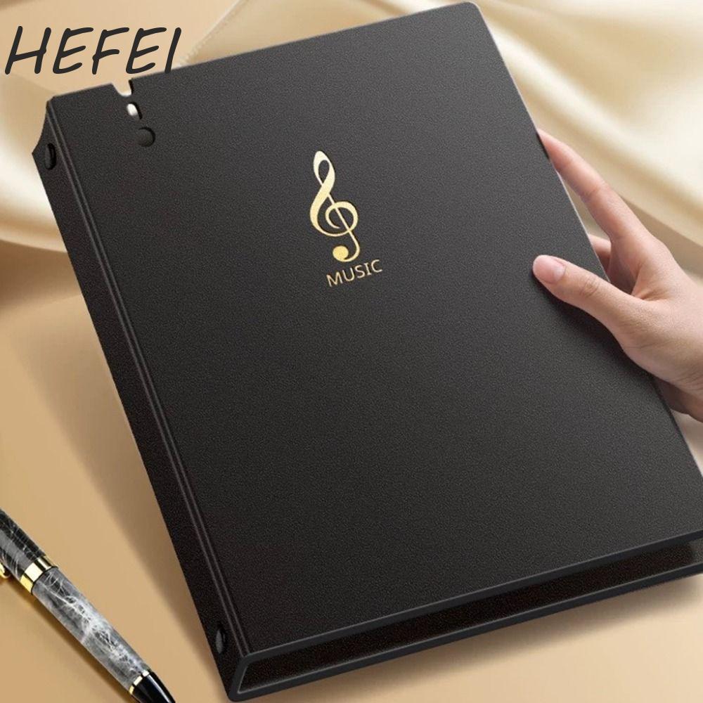 HEFEI Sheet Music Folder, Loose-leaf Storage Spiral Music Score Binder, Phụ kiện nhạc cụ A4 Ring buc