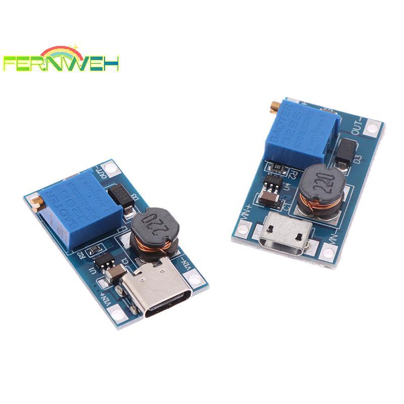 [Fernweh] 1 Bộ chuyển đổi bước lên Dc sang Dc Mô-đun nguồn chuyển đổi tăng cường MT3608 Mô-đun cung 