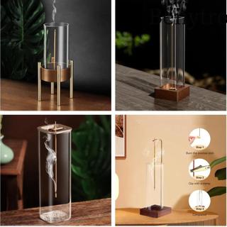 Benytro Đốt hương BENYTRO, Đế ổn định trên xuống, Giá đỡ hương sáng tạo Ash Catcher Gỗ có thể tháo rời Hương Stick Holder Trang trí nhà cửa
