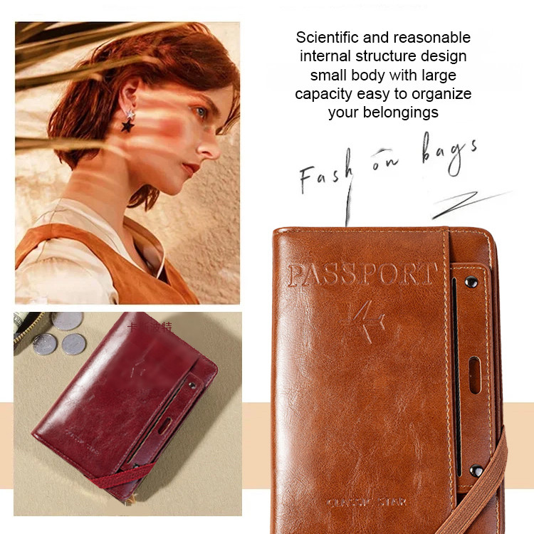 【Chống Trộm Hiệu Quả】Multifunctional Passport Card Holder  Passport Holder/Card Organizer/AntiTheft 