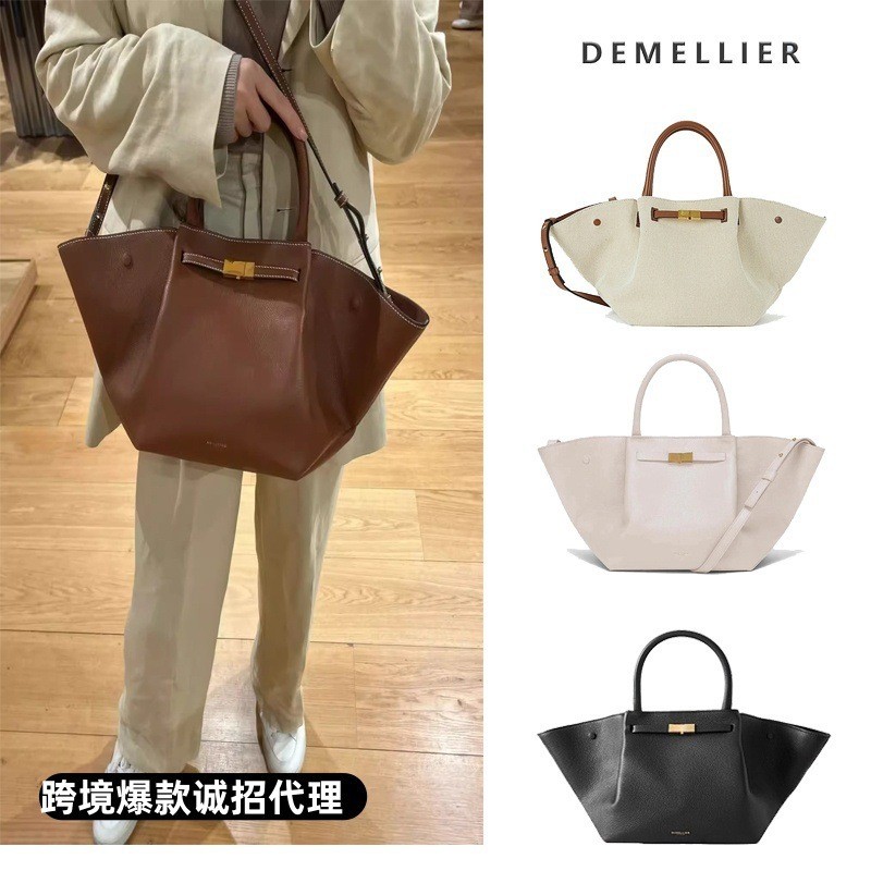 Demellier Wing Túi Tote Túi Thời Trang Túi Bánh Bao Di Động Dung Tích Lớn Túi Đeo Ngang Phòng Đơn Đe