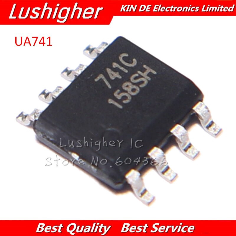 10 CÁI UA741CDT SOP UA741 SOP8 741C SMD UA741CD IC gốc mới miễn phí vận chuyển