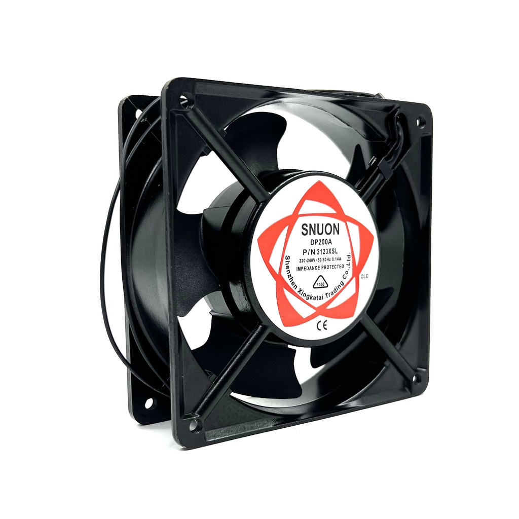 120 * 120 * 38 220V Tủ Hộp Phân Phối Tủ Điện Quạt Làm Mát Trục 12038 DP200A