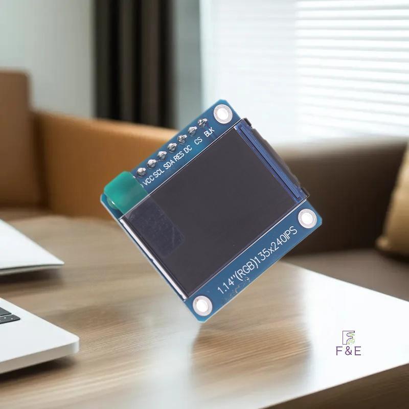 F & E 1.14 Inch SPI Cổng Nối Tiếp 135x240 Màn Hình Cảm Ứng IPS TFT Màn Hình ST7789 135x240 SPI 8 Châ