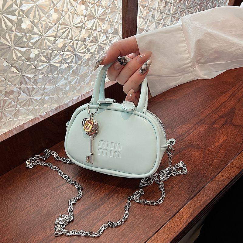 Casual Fashion Small Handbags Korean Style Simple Western Style Versatile Chain Crossbody Lipstick P