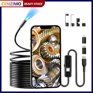 Borescope có đèn Camera kiểm tra nội soi công nghiệp Cơ khí linh hoạt Sợi quang rắn Phạm vi Cam cho tường Kiểm tra động cơ ô tô