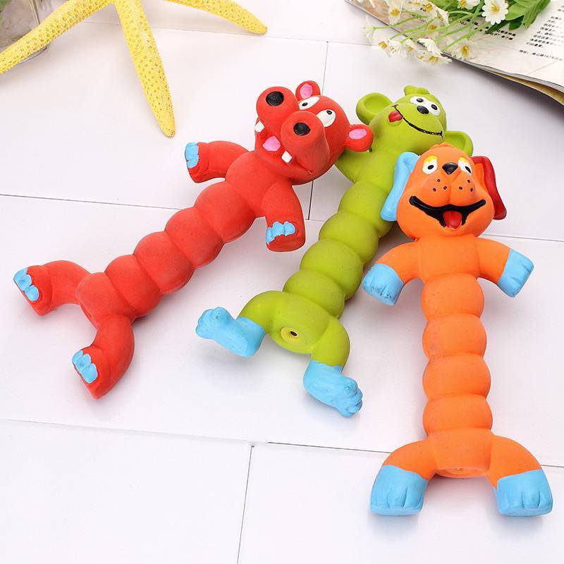 Pet Latex Toys Molar Teeth Cleaning Dog Sound Toy Puppy Cat Puzzle xlda