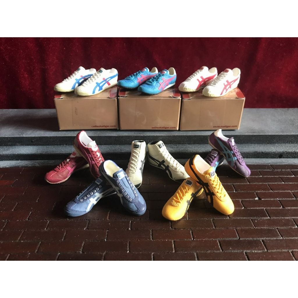 Bandai Onitsuka Tiger Onitsuka Tiger Onitsuka Tiger Mini Giày Thể Thao Mẫu Đồ Trang Trí Viên Nang Đồ