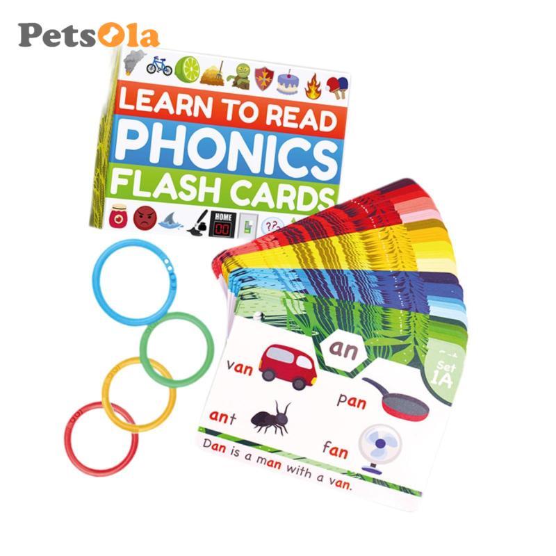 Phonics Flashcards Đồ dùng học tập Thẻ Flash cho mẫu giáo