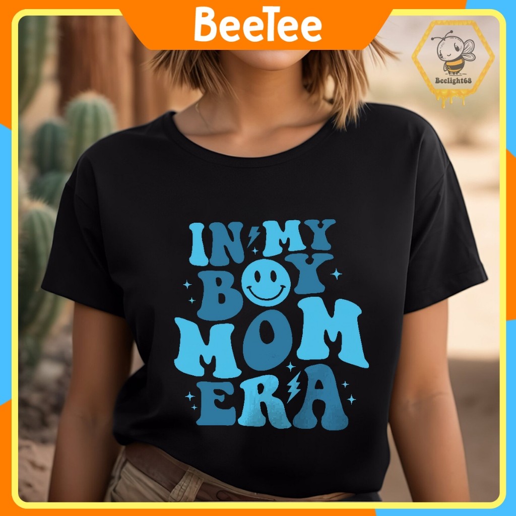 Áo thun Oversize in hình Boy Mama In My Boy Mom Era 143