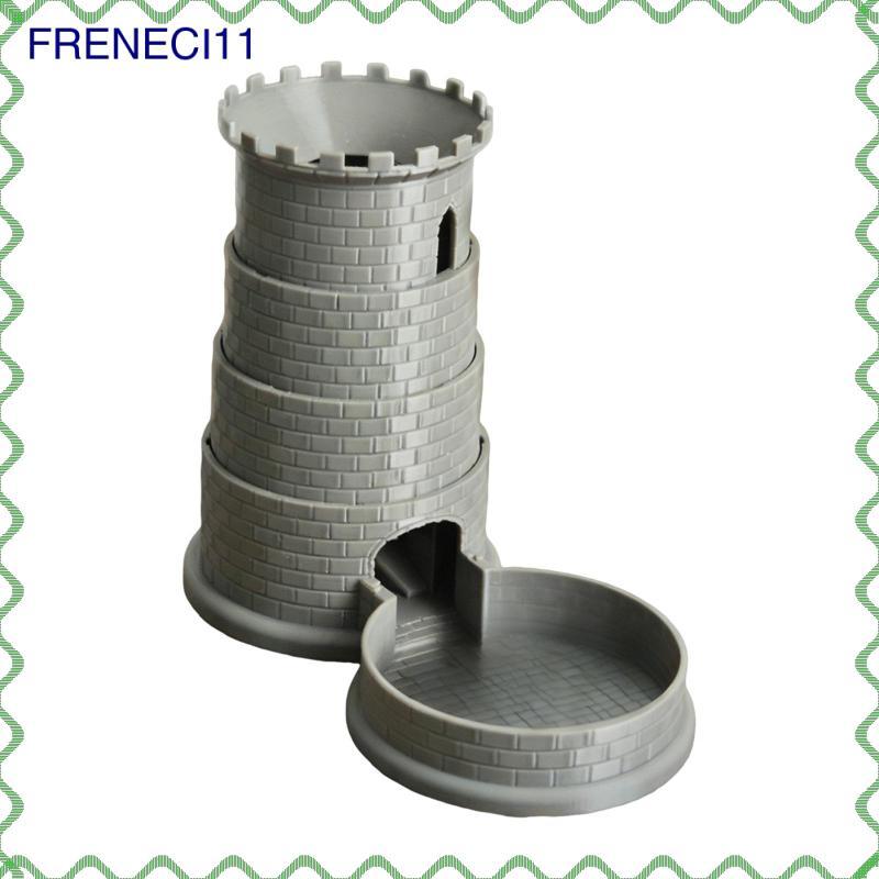 Dice Rolling Tower Phụ kiện khay nhựa có thể gập lại để ngẫu nhiên Trò chơi trên bàn