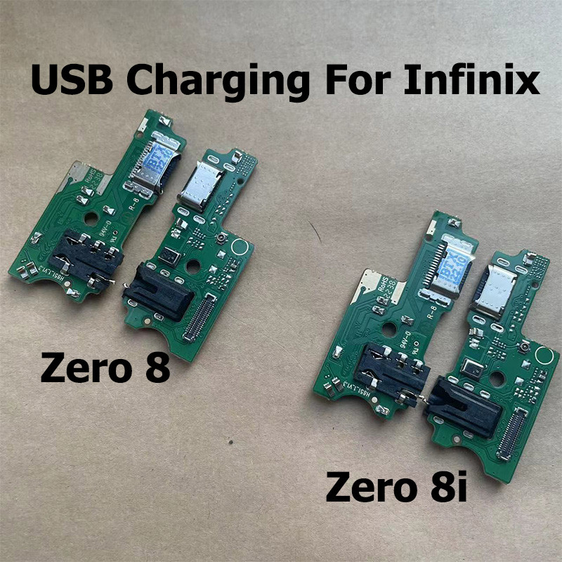 JDT Mới Cho Infinix Zero 8 8i USB Đế Sạc Ban PCB Sạc Kết Nối Cáp Mềm