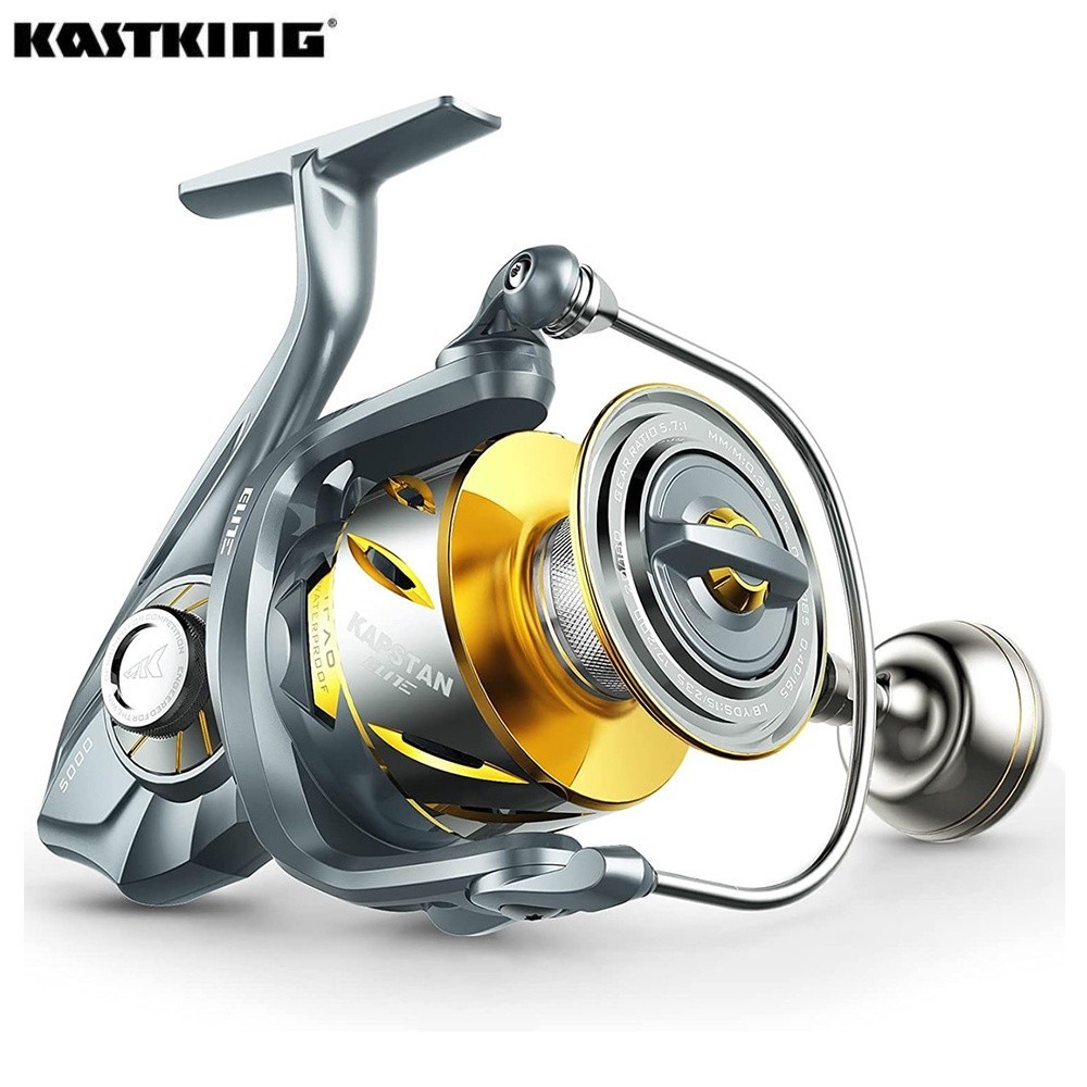 KASTKING Kapstan Elite Saltwater Spinning Reel Waterproof Up To 55Lbs Max Drag Big Game Fishing - Cn