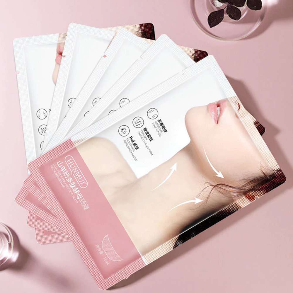 goat's milk neck cream whitening fade neck lines goat milk neck lift firming mask