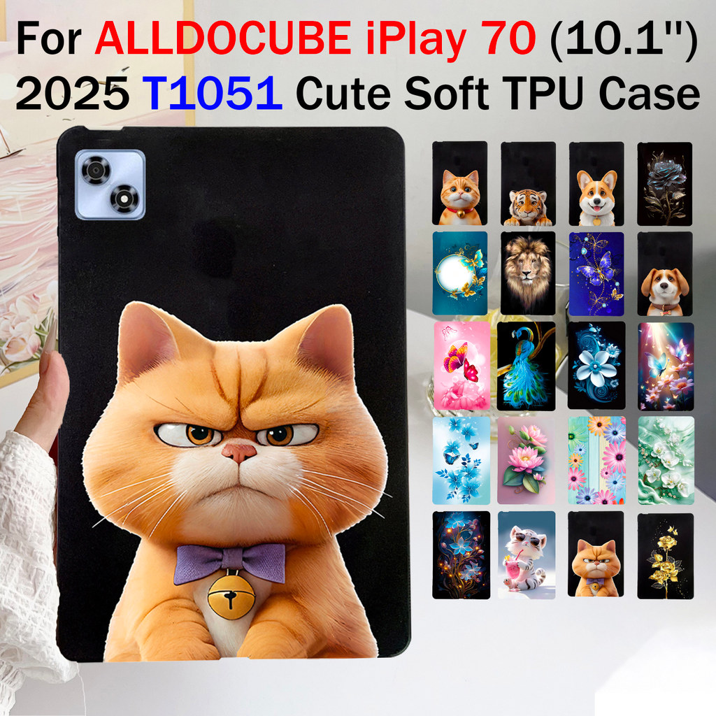 Dành Cho Alldocube iPlay 70 iPlay70 10.1 '' 2025 Android 15 Máy Tính Bảng T1051 Vỏ Chống Sốc TPU Mềm