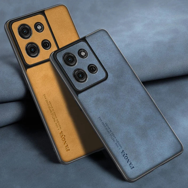 Dành Cho Motorola Moto G75 Ốp Lưng Da PU Sang Trọng Điện Thoại Cho Motorola G75 5G Ốp Lưng Silicon M