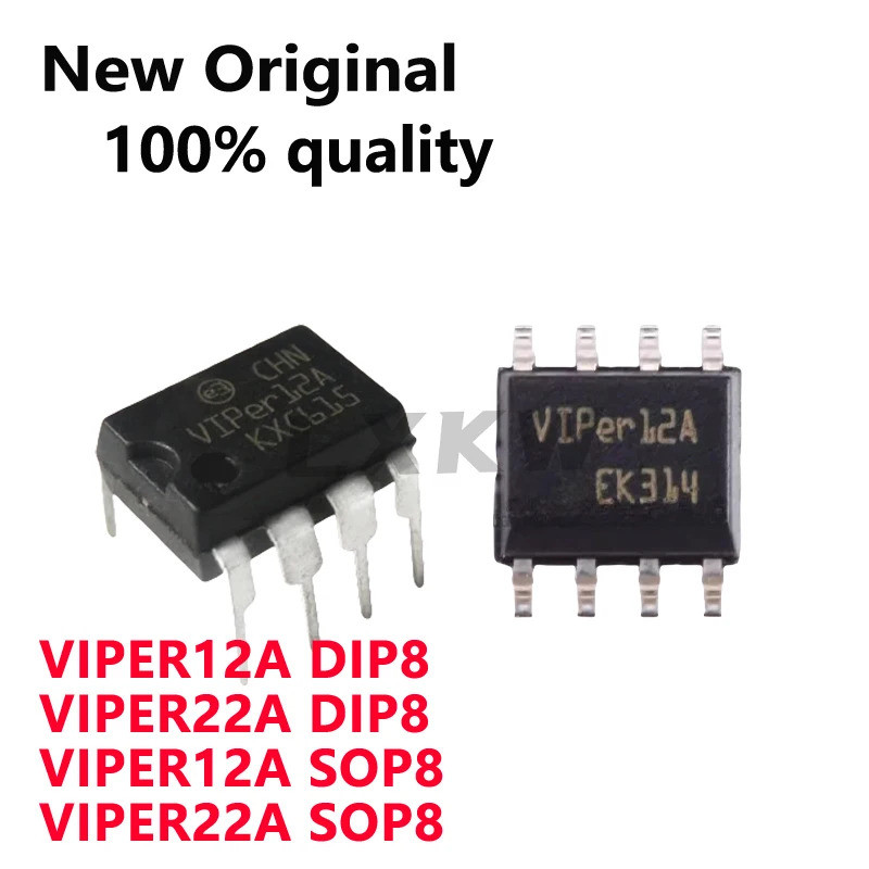 5 CHIẾC VIPER12A VIPER22A DIP8 VIPER12A VIPER22A SOP8 chip nguồn chuyển mạch