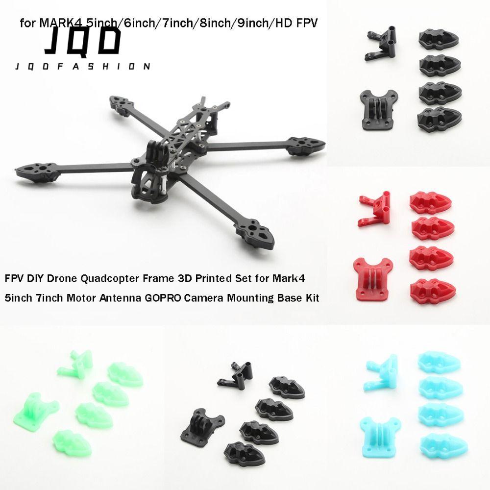 Bộ in JQD, Khung Quadcopter Drone FPV DIY bằng nhựa, Chất lượng cao 5 màu RC Racing Bốn trục cho Mar